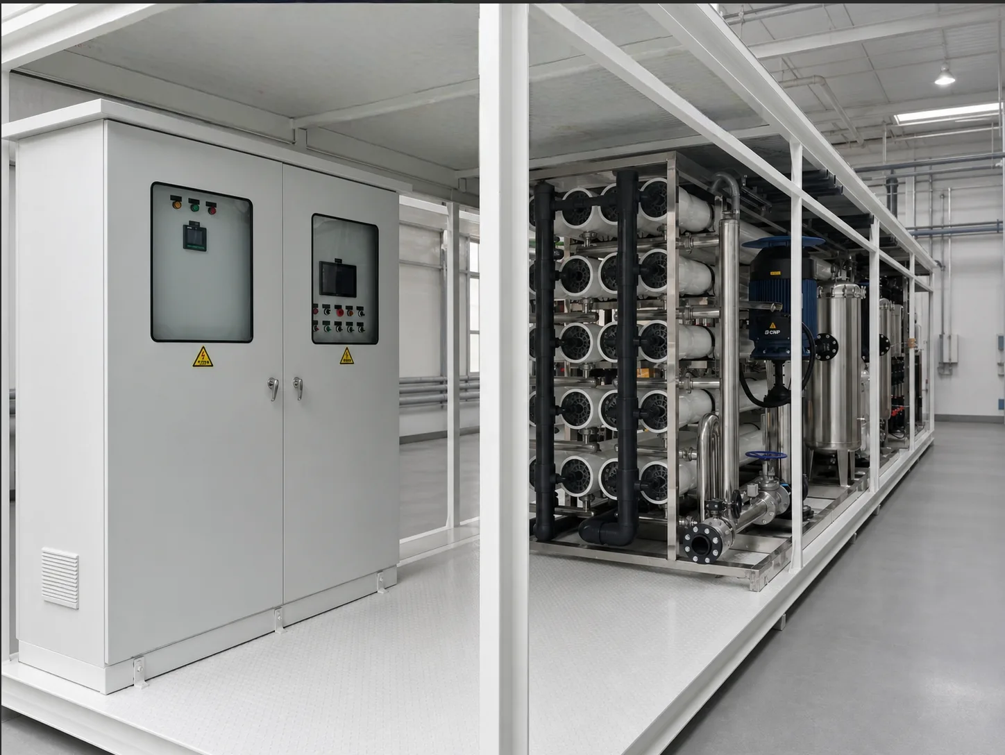 KONCHE project-engineered containerized water treatment equipment